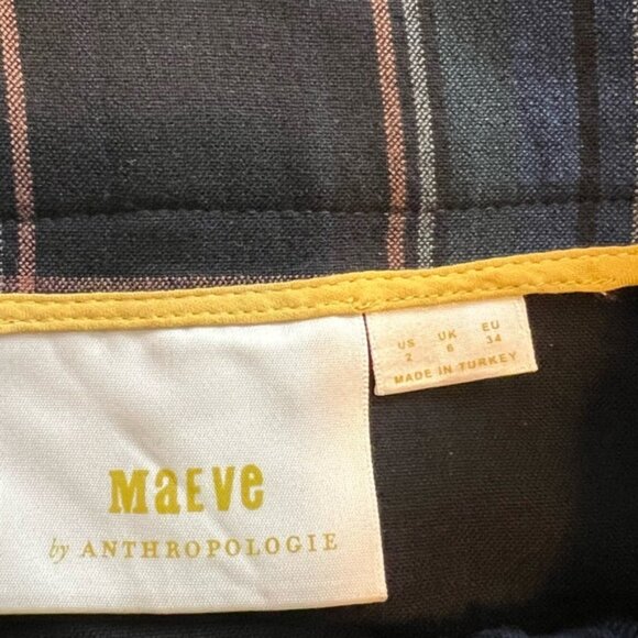 Anthropologie Maeve Plaid Pencil Skirt - Picture 4 of 8